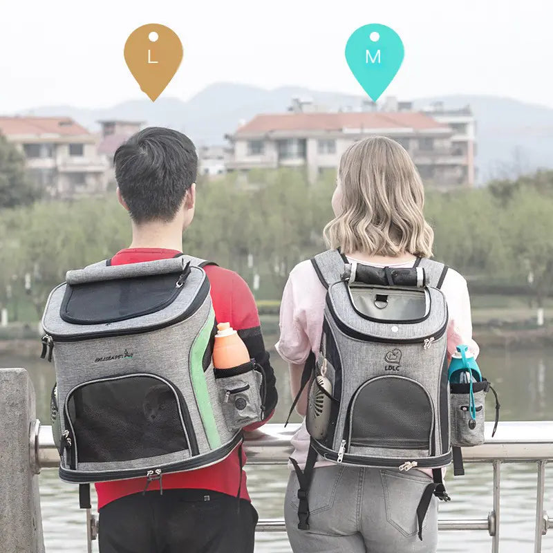 Wiskers & Wag™ WanderPaws™ Haustier-Rucksack