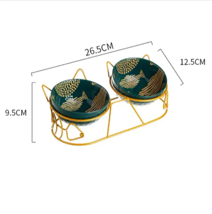 Château Whiskers™ Doppel-Futtertrog