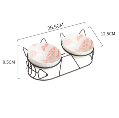 Château Whiskers™ Doppel-Futtertrog